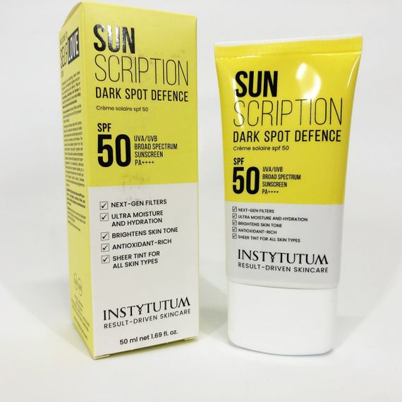 Солнцезащитный крем с осветительным эффектом Instytutum Sunscription Dark Spot Defence SPF 50, 50 мл VC-73 | Зображення 6
