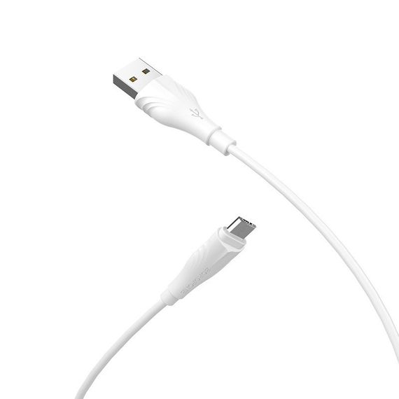 Дата кабель Borofone BX18 Optimal USB to MicroUSB (1m) | Зображення 1