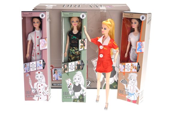 Лялька LD6008 "My Dream" "Професії" 12шт в блоці р.35x16x32см YG Toys