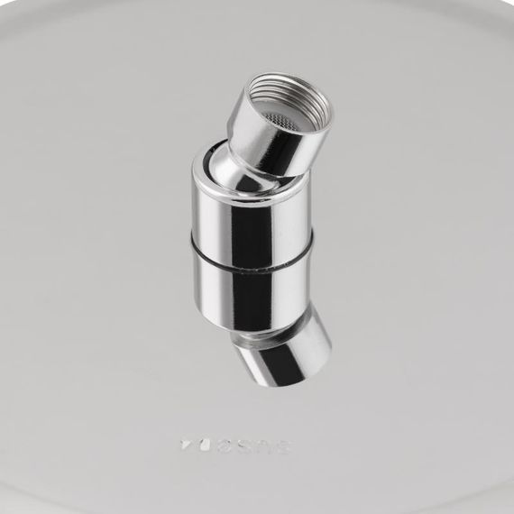 Лійка для верхнього душу Лейки Lidz Лейка 125 245 мм округла LDNIA125NKS37518 Chrome | Зображення 3