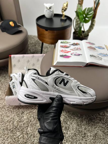 Женские кроссовки N-e-w B-alanc-e 530 White Black, Вьетнам 39 25 см | Зображення 6