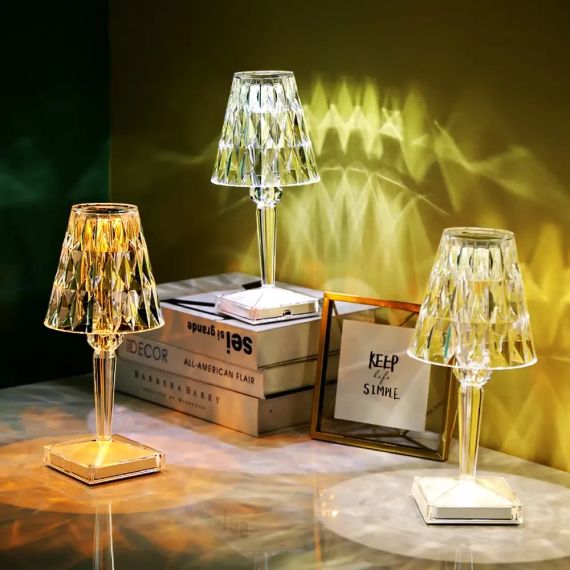 Настольная лампа Diamond Design Современный светодиодный LED Light Touch USB | Зображення 3
