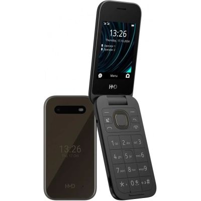 Мобильный телефон HMD 2660 4G Flip DS Black