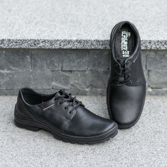 Прошитые кожаные мужские туфли 40 размер | Зображення 3