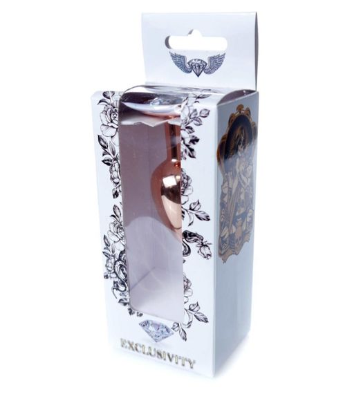 Анальная пробка - Jewellery Red Gold PLUG- Clear sexstyle | Зображення 4