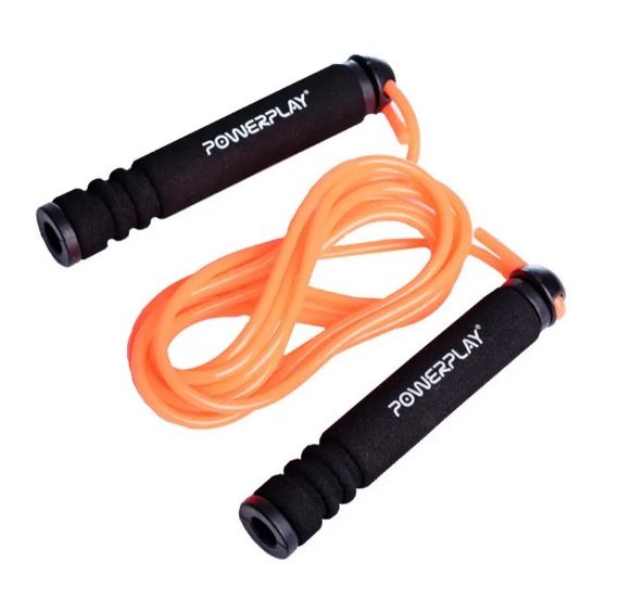 Скакалка PowerPlay 4205 Classic Plus Jump Rope Помаранчева 2,7 м (PP_4205_Orange) | Зображення 2