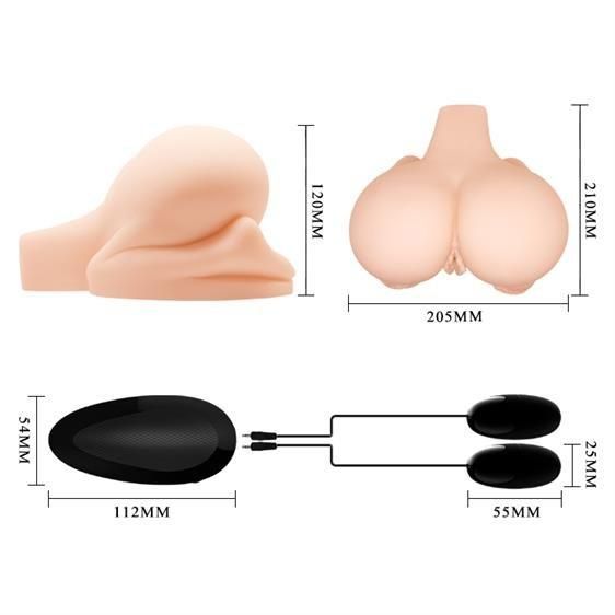 Мастурбатор - Crazy Bull Exact Full Size Replica Vagina And Anal Sex Aura | Зображення 2