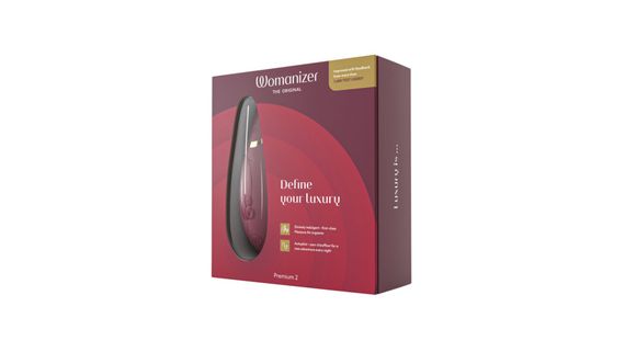 Вакуумний кліторальний стимулятор Womanizer Premium 2 - Bordeaux, функції Autopilot та Smart Silence | Зображення 7