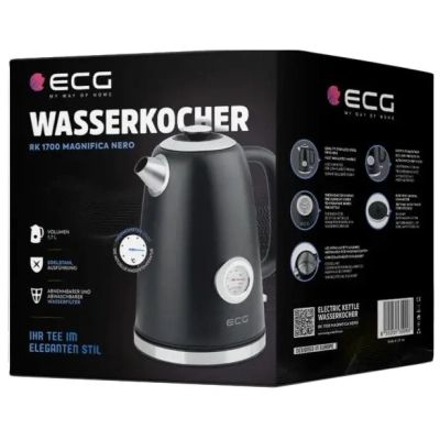 Електрочайник ECG RK 1700 Magnifica Nero | Зображення 9