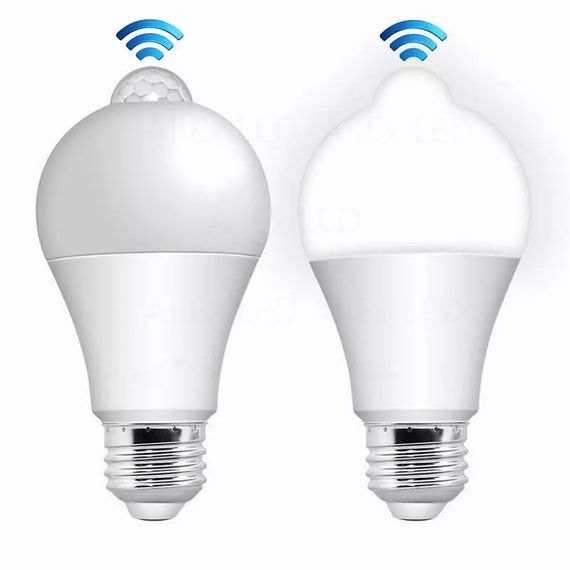 Світлодіодна лампа E27 20 W на 85-265 вольтів із датчиком руху