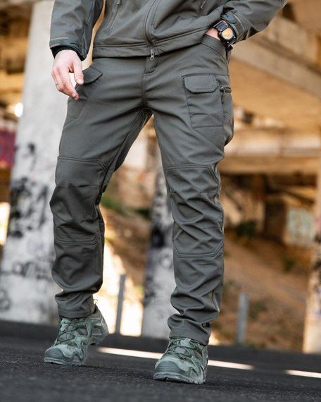 Городские тактические штаны MAXIMUS софтшел  light grey ПП7982 | Зображення 1