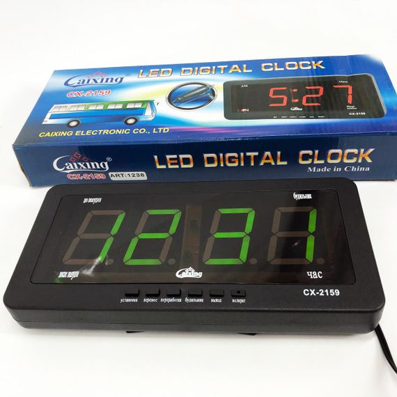 Годинник електронний настільний з дисплеєм, Настільний годинник з функцією підсвічування ZV-71 | Зображення 6