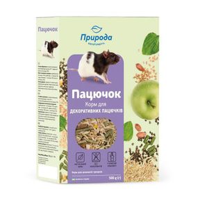 Повноцінний корм для декоративних щурів Природа "Щурик" 6*500 г