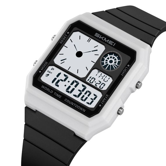 Годинник наручний Skmei 2347WTBK White-Black | Зображення 2