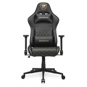 Крісло ігрове Armor One V2 Gold, чорний