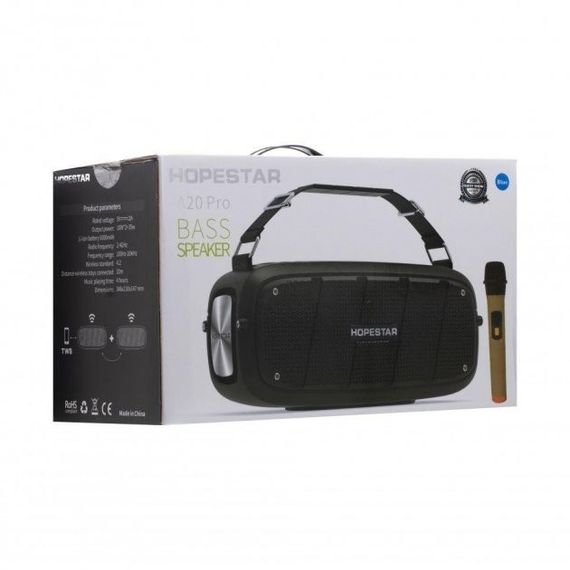 Колонка XPRO-A20 PRO Bluetooth мікрофон вологозахист чорний (MER-15153_2140) | Зображення 6