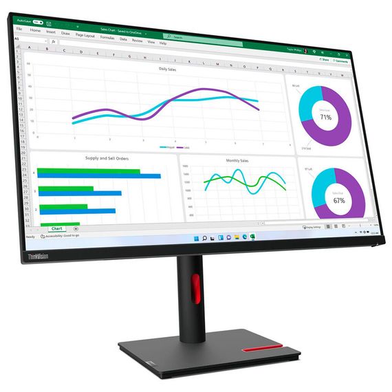 Монітор Lenovo T32h-30 (63D3GAT1UA) | Зображення 1
