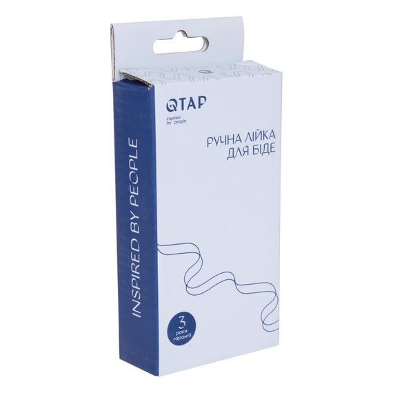 Лійка для гігієнічного душу Qtap Rucni округла QT889910842855OB Black Matt | Зображення 4