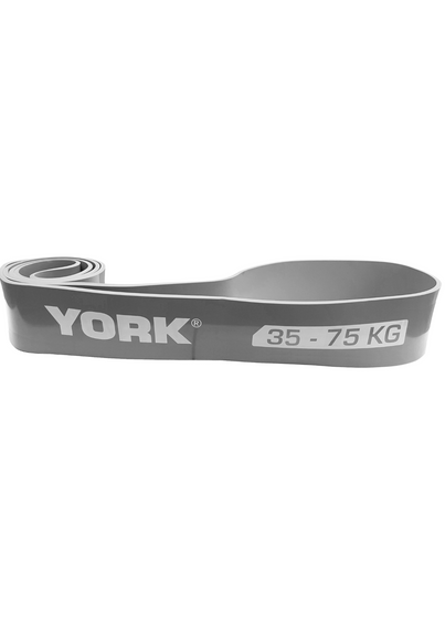 Резинка для фитнеса York 35-75кг - 2080x85x4,5 мм, серый | Зображення 1