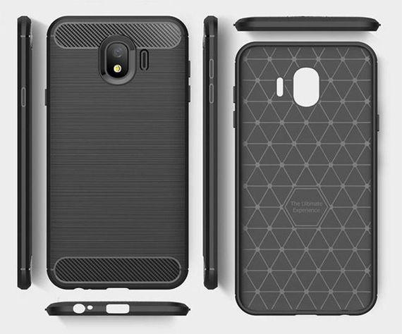 Чехол PRIMO Carbon Fiber Series для Samsung J4 2018 (SM-J400) - Black | Зображення 2