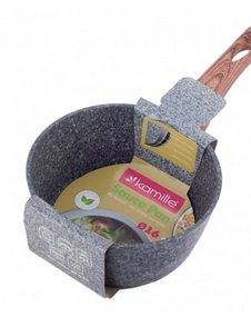 Ковш алюміній 1,5л а/п Grey marble 4170 KAMILLE