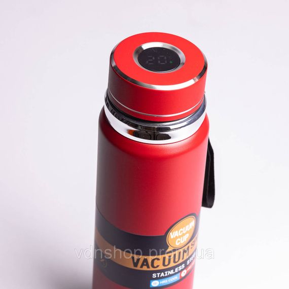 Термос Vacuum Sports з датчиком температури 1 л червоний HP-14-30R | Зображення 4