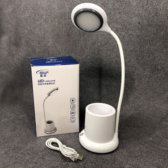 Лампа настільна яскрава Tedlux TL-1006 | Лампа настільна lumen led | Настільна лампа на IK-797 гнучкій ніжці