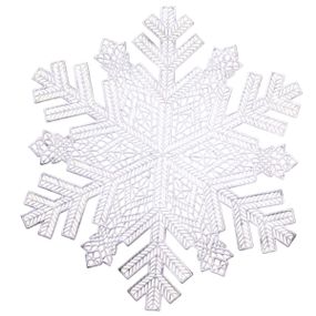 Килимок для сервірування столу Snowflake 38 см срібло HP-36327-21