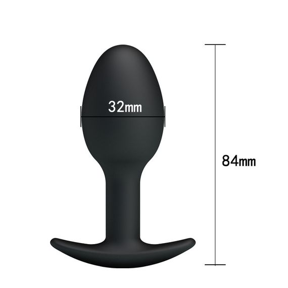 Анальна пробка BLACK PRETTY LOVE BI-040033 Sex Aura | Зображення 3
