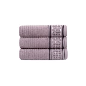 Рушник Irya 8764 Туреччина 90*150 см  Бавовна + поліестер Фіолетовий