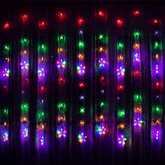 Гірлянда бахрома вулична (зовнішня) Springos 2 м 136 LED Pilot CL4008 Mix | Зображення 5