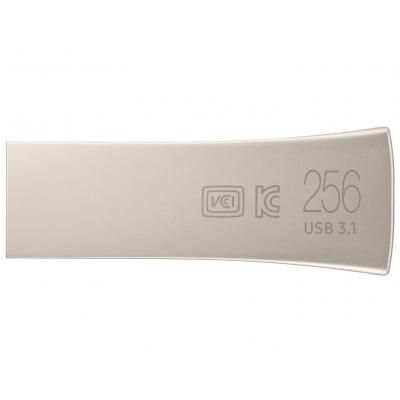 USB флеш накопичувач Samsung 256GB Bar Plus Silver USB 3.1 (MUF-256BE3/APC) | Зображення 1