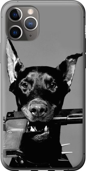 Чехол на iPhone 11 Pro Max Доберман "2745u-1723-17620"