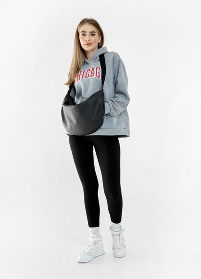 Сумка жіноча Sambag HOBO BAG-GLOVE Чорна 28 х 58 х 4 см (53400001) | Зображення 7