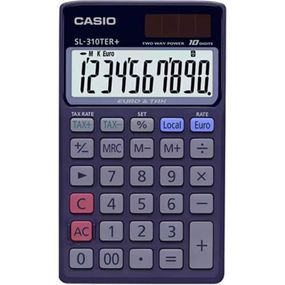 Калькулятор Casio SL-310TER+-WA-EP, темно-синий (CALC-CAS-SL-310TER)