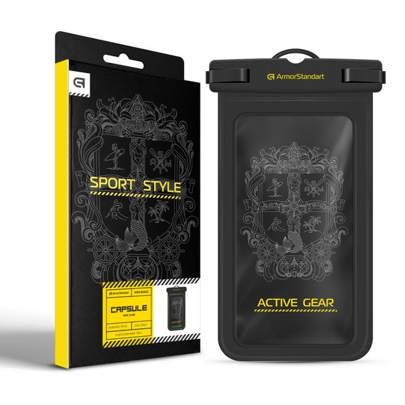 Чохол до мобільного телефона Armorstandart Waterproof Capsule Side Black (ARM84422) | Зображення 1