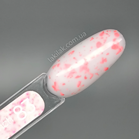 База Valeri French Base №83 (молочна з червоною поталлю) 6мл
