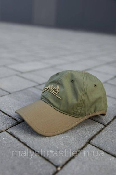 Бейсболка Helikon-Tex Logo Cap – PolyCotton Ripstop Olive Green/Adaptive Green | Зображення 1