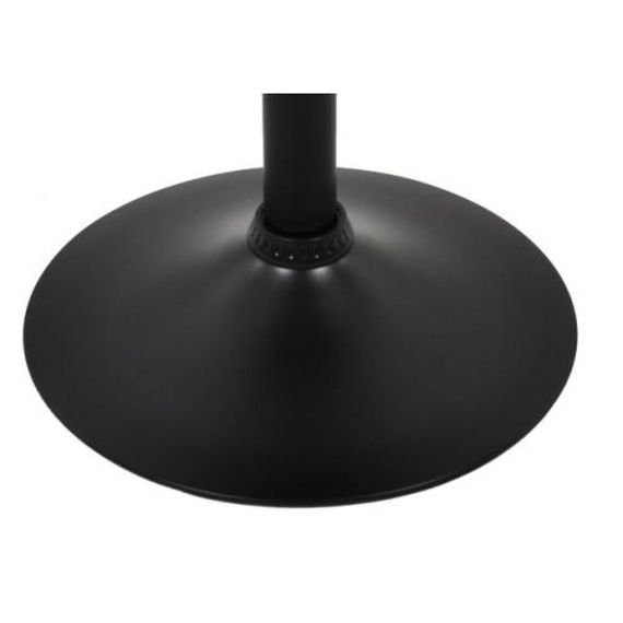 Барный стул со спинкой Bonro Бонро BC-0106 черный с черным основанием (47000151) | Зображення 7