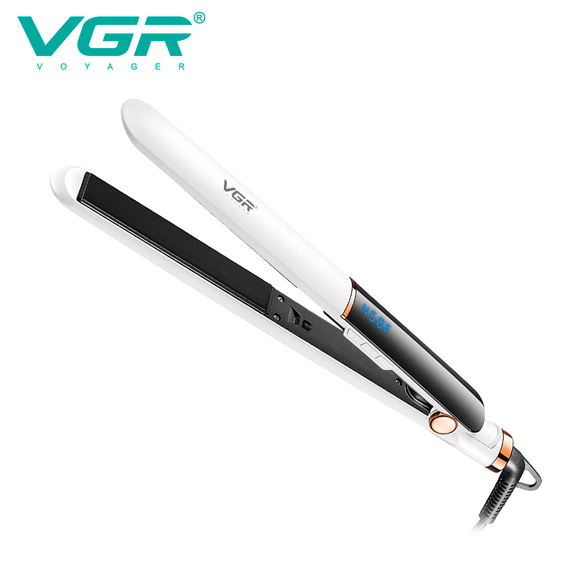 Плойка VGR V-515 WHITE, температура від 100°C до 210°C, керамічне покриття, LED дисплей, 50 Вт | Зображення 3