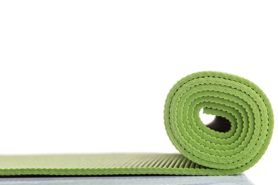 Килимок для йоги та фітнесу Power System PS-4014 PVC Fitness-Yoga Mat Green (173x61x0.6) | Зображення 3