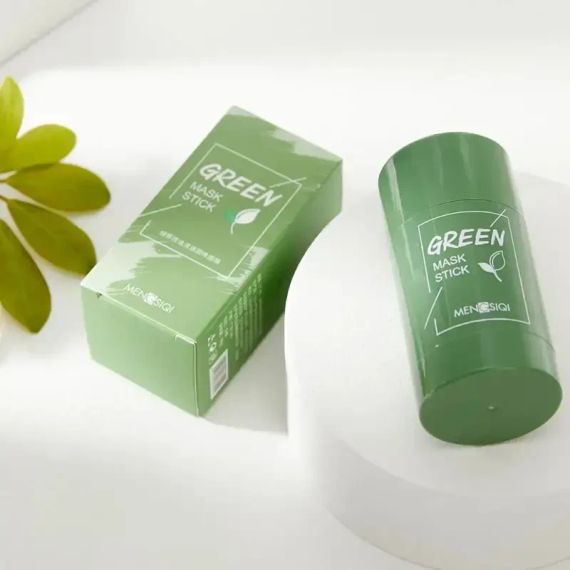 Маска для обличчя з маслом зеленого чаю проти чорних точок акне очищаюча Green Tea крем зволожуючий | Зображення 3