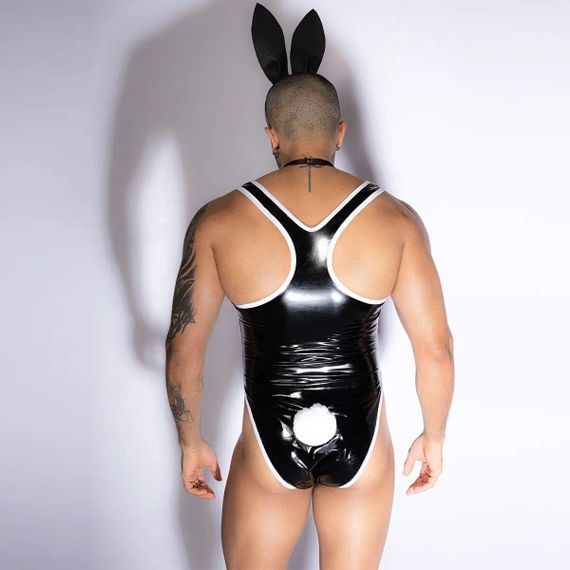 Мужской костюм зайчика JSY «Неутомимый Мэт» One Size, боди, бабочка, ушки sexstyle | Зображення 5