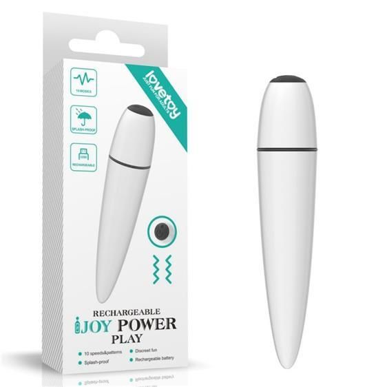 Вибропуля - IJOY Rechargeable Power Play White Sex Aura