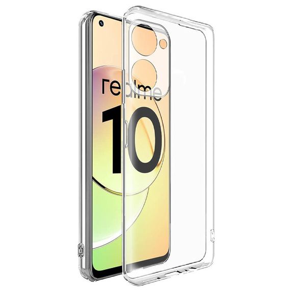 TPU чехол Epic Transparent 1,5mm Full Camera для Realme 10 4G Бесцветный (прозрачный)