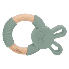 Прорезыватель FreeON силіконовий зайчик, зелений (49508)