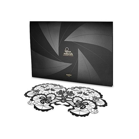 Вінілова маска Anna від Bijoux Indiscrets, чорна | Зображення 5