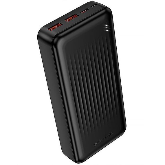 Портативний ЗП Power Bank Borofone BJ80A Clever 22.5W+PD20W 20000 mAh Black | Зображення 1