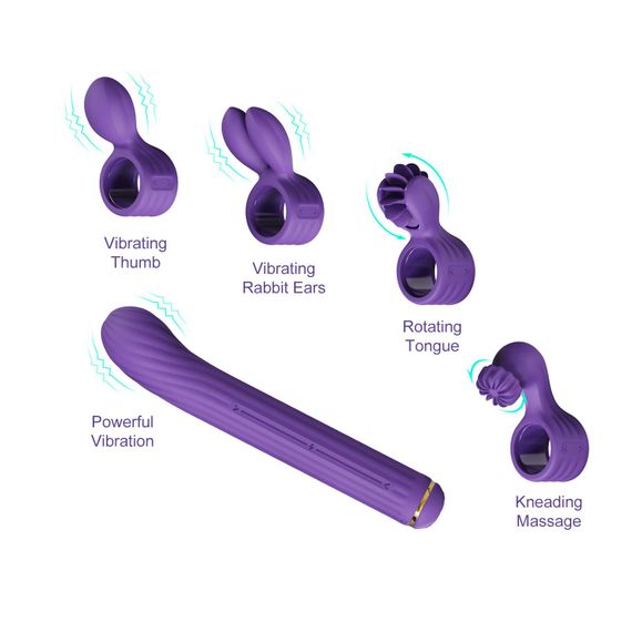 Вібратор Otouch Magic Stick S1 Plus - Purple | Зображення 2