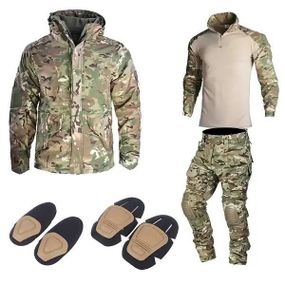 Костюм 3в1 Han Wild Multicam G8 куртка та штани та убакс мультикам наколінники та налокітники